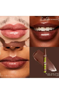 PrettyLittleThing Lip Gloss*NYX PMU Fat Oil Slick Click Lip Balm
