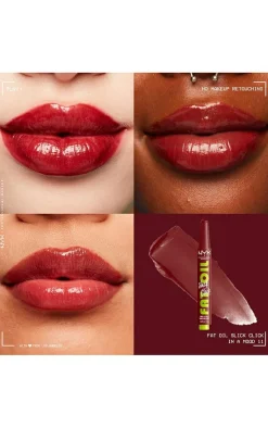 PrettyLittleThing Lip Gloss*NYX PMU Fat Oil Slick Click Lip Balm In A Mood