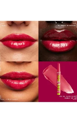 PrettyLittleThing Lip Gloss*NYX PMU Fat Oil Slick Click Lip Balm
