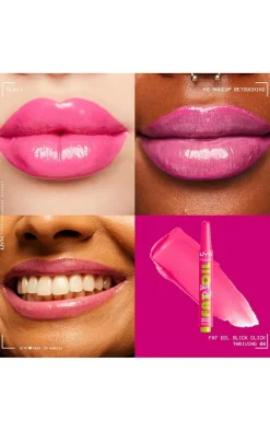 PrettyLittleThing Lip Gloss*NYX PMU Fat Oil Slick Click Lip Balm