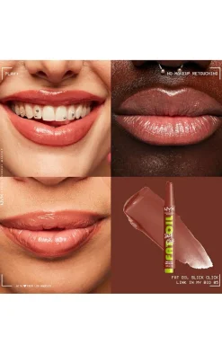 PrettyLittleThing Lip Gloss*NYX PMU Fat Oil Slick Click Lip Balm