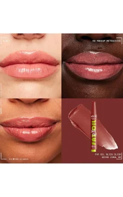 PrettyLittleThing Lip Gloss*NYX PMU Fat Oil Slick Click Lip Balm