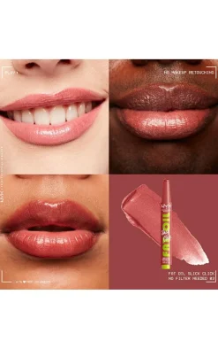 PrettyLittleThing Lip Gloss*NYX PMU Fat Oil Slick Click Lip Balm