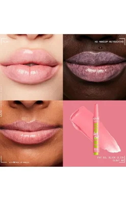 PrettyLittleThing Lip Gloss*NYX PMU Fat Oil Slick Click Lip Balm
