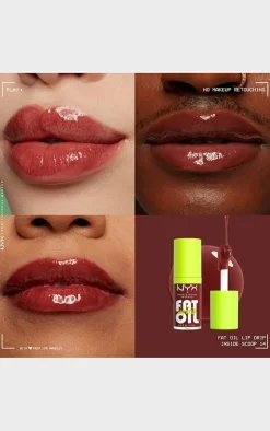 PrettyLittleThing Lip Gloss*Nyx Professional Makeup Fat Oil Lip Drip -
