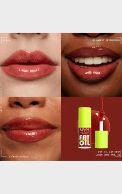 PrettyLittleThing Lip Gloss*Nyx Professional Makeup Fat Oil Lip Drip -