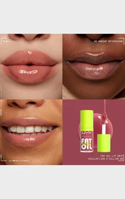 PrettyLittleThing Lip Gloss*Nyx Professional Makeup Fat Oil Lip Drip - Like A Villain