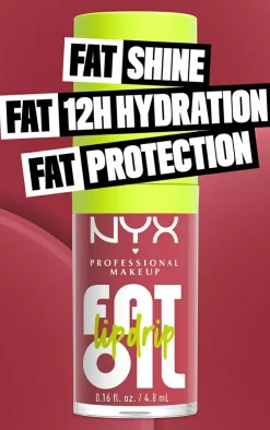 PrettyLittleThing Lip Gloss*Nyx Professional Makeup Fat Oil Lip Drip - Like A Villain