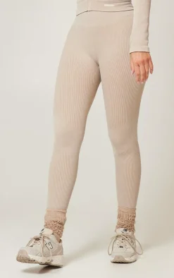 PrettyLittleThing Seamless Gym Wear*Acid Wash Seamless Rib High Waist Gym Leggings