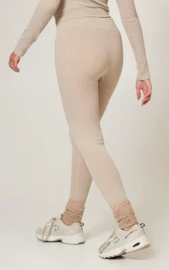 PrettyLittleThing Seamless Gym Wear*Acid Wash Seamless Rib High Waist Gym Leggings