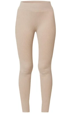 PrettyLittleThing Seamless Gym Wear*Acid Wash Seamless Rib High Waist Gym Leggings