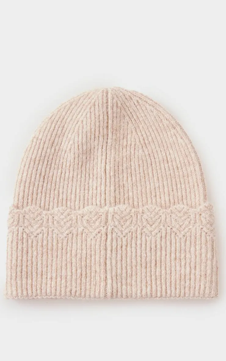 PrettyLittleThing Hats*Glitter Scallop Rib Beanie