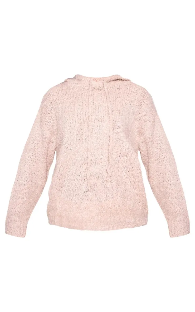 PrettyLittleThing Sweaters*Textured Bobble Knit Hoodie