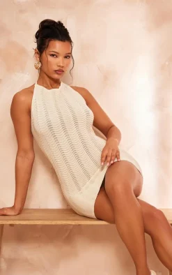 Wave Knit Mini Dress-PrettyLittleThing Best