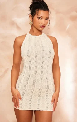 Wave Knit Mini Dress-PrettyLittleThing Best
