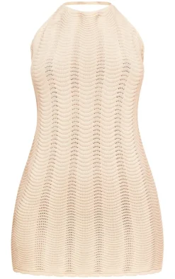 Wave Knit Mini Dress-PrettyLittleThing Best