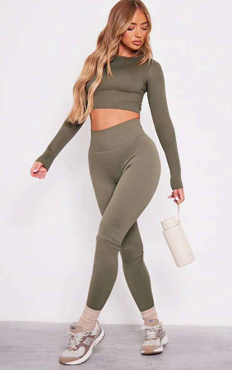 PrettyLittleThing Seamless Gym Wear*Basic Seamless High Waist Gym Leggings