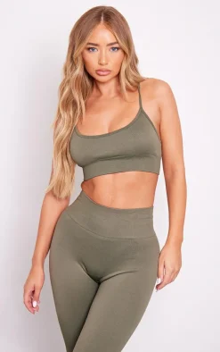 PrettyLittleThing Sports Bras*Basic Seamless Padded Sports Bra