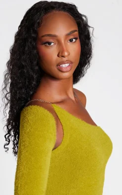 PrettyLittleThing Knitted Tops*Eyelash Knit Shrug And Top Set
