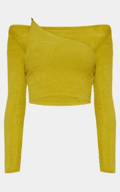 PrettyLittleThing Knitted Tops*Eyelash Knit Shrug And Top Set