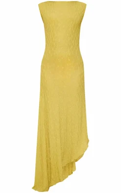 Floral Lace Boat Neck Maxi Dress-PrettyLittleThing Online