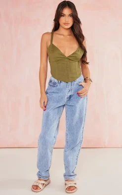 PrettyLittleThing Corsets*Linen Look Corset