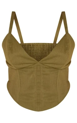 PrettyLittleThing Corsets*Linen Look Corset
