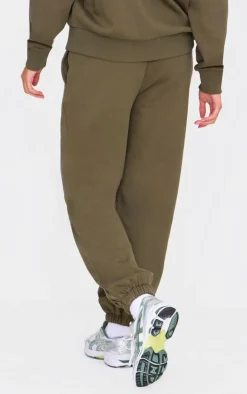 Best PrettyLittleThing Premium Cuffed Sweatpants Olive