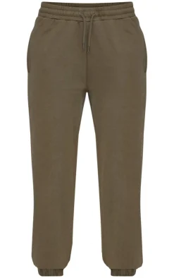 Best PrettyLittleThing Premium Cuffed Sweatpants Olive