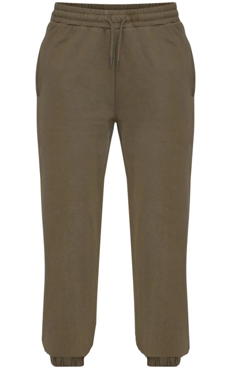 Best PrettyLittleThing Premium Cuffed Sweatpants Olive