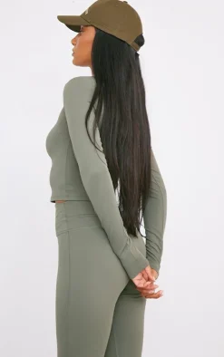 PrettyLittleThing Workout Tops*Sculpt Long Sleeve Gym Top