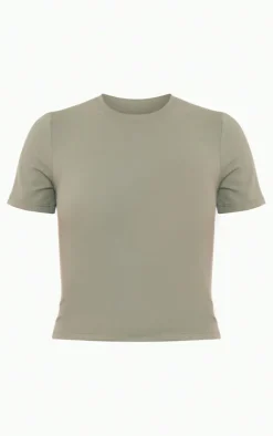 PrettyLittleThing Workout Tops*Sculpt Longline Short Sleeve Gym Top