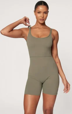 PrettyLittleThing Gym Wear*Sculpt Matte Low Back Strappy Unitard