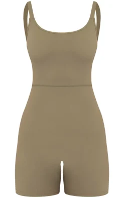 PrettyLittleThing Gym Wear*Sculpt Matte Low Back Strappy Unitard