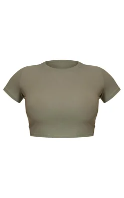 PrettyLittleThing Workout Tops*Sculpt Short Sleeve Crop Gym Top