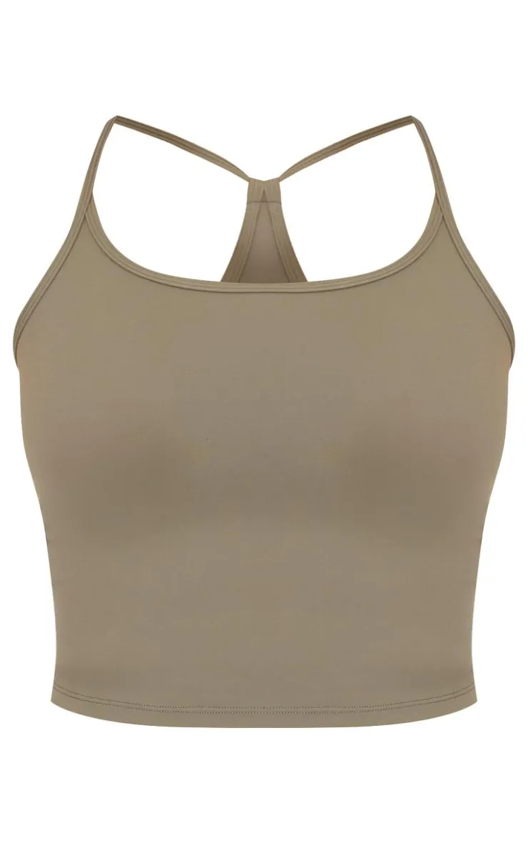 PrettyLittleThing Workout Tops*Sculpt Strappy Back Gym Vest