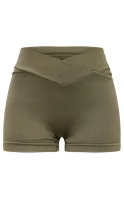 PrettyLittleThing Gym Shorts*Seamless Strappy V Front Gym Shorts