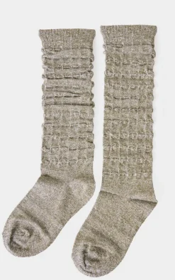 PrettyLittleThing Socks*Slouchy Knitted Marl Socks