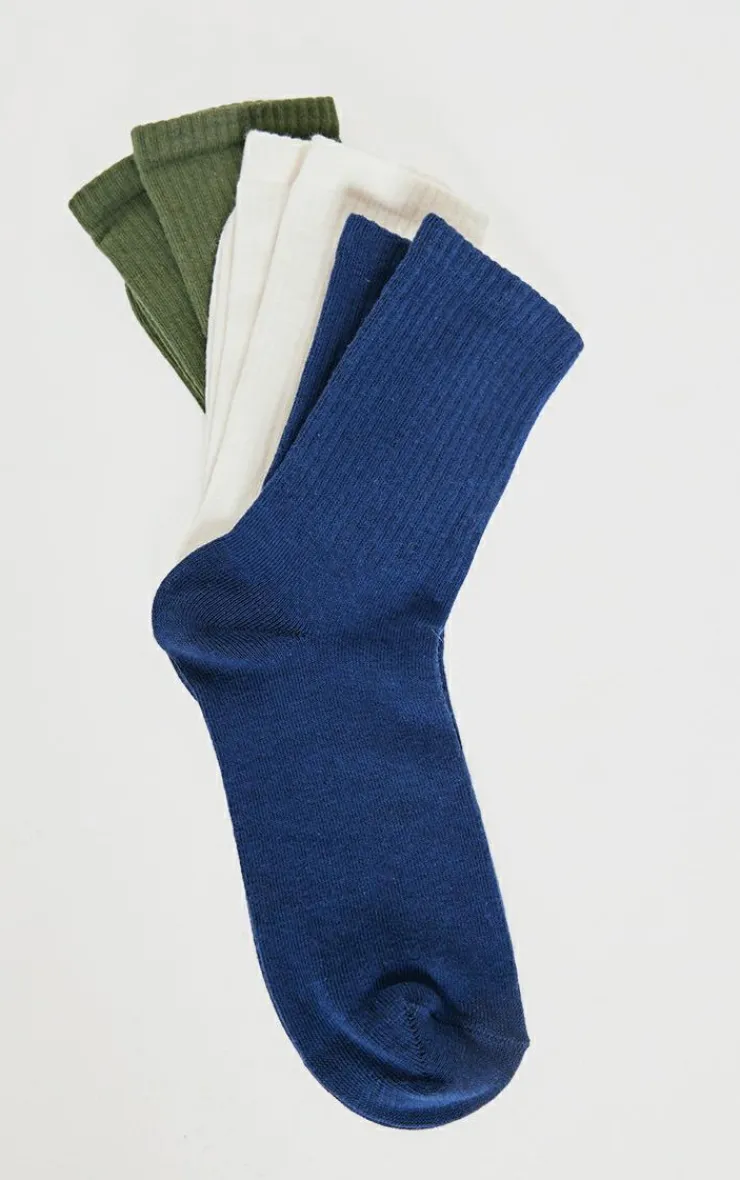 PrettyLittleThing Socks*Tonal 3 Pack Socks