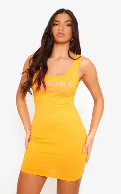Adore Graphic Strappy Bodycon Dress-PrettyLittleThing Sale
