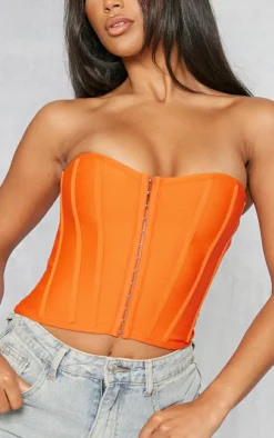 PrettyLittleThing Corsets*Bandage Hook And Eye Structured Corset