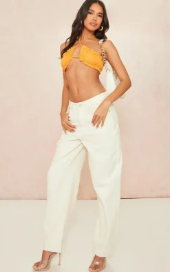 PrettyLittleThing Bralets*Cross Front Ruched Cup Strappy Bralet