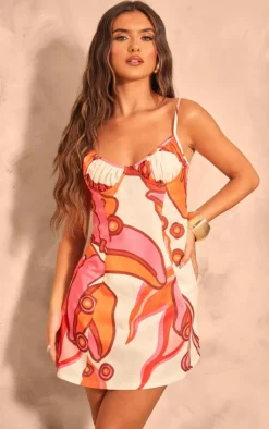 Floral Shift Dress-PrettyLittleThing Clearance