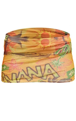 Havana Print Lined Mesh Mini Skirt-PrettyLittleThing Hot