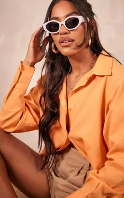 PrettyLittleThing Shirts*Linen Look Oversized Shirt