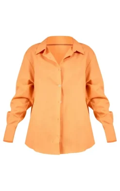 PrettyLittleThing Shirts*Linen Look Oversized Shirt