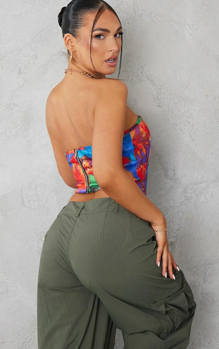 PrettyLittleThing Corsets*Printed Boned Corset
