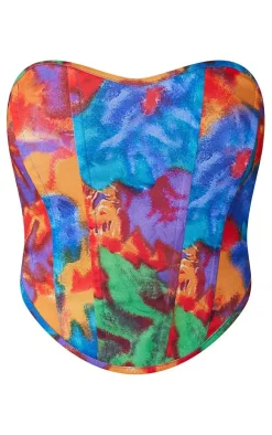 PrettyLittleThing Corsets*Printed Boned Corset