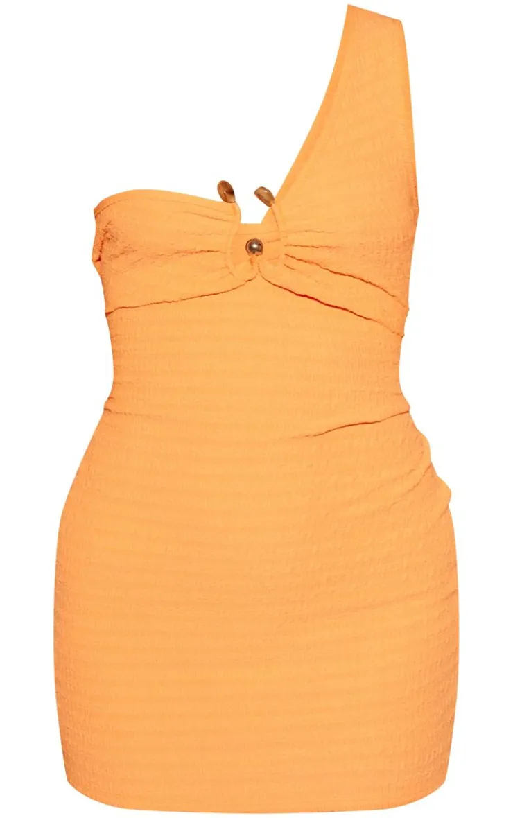 Trim Detail One Shoulder Bodycon Dress-PrettyLittleThing Discount