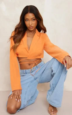 PrettyLittleThing Wrap Tops*Wrap Around Shirt